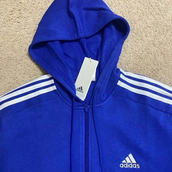 adidas Essentials Tracksuit Mens Authentic 2 Piece Set Sweatsuit New Size 2XL - Picture 4 of 10